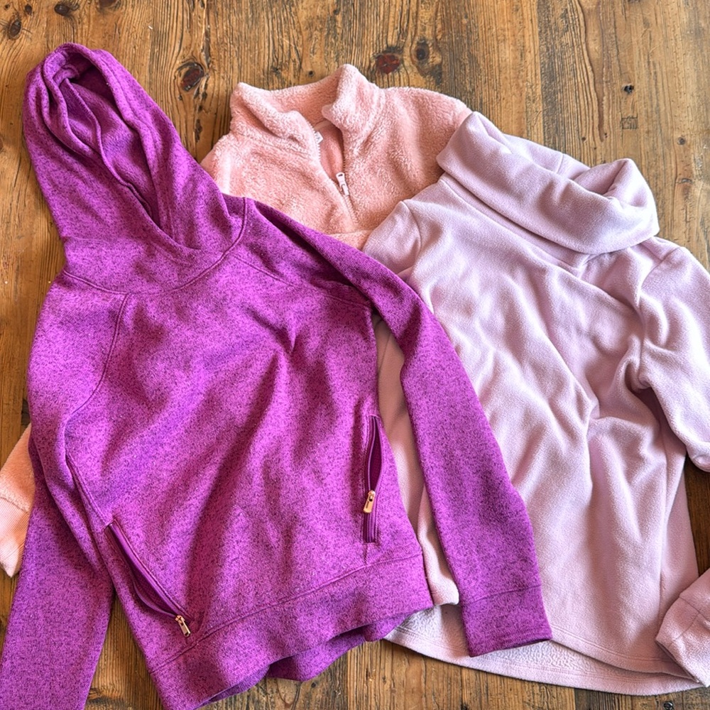 Bundle of 3 girls old navy sweaters/ size L